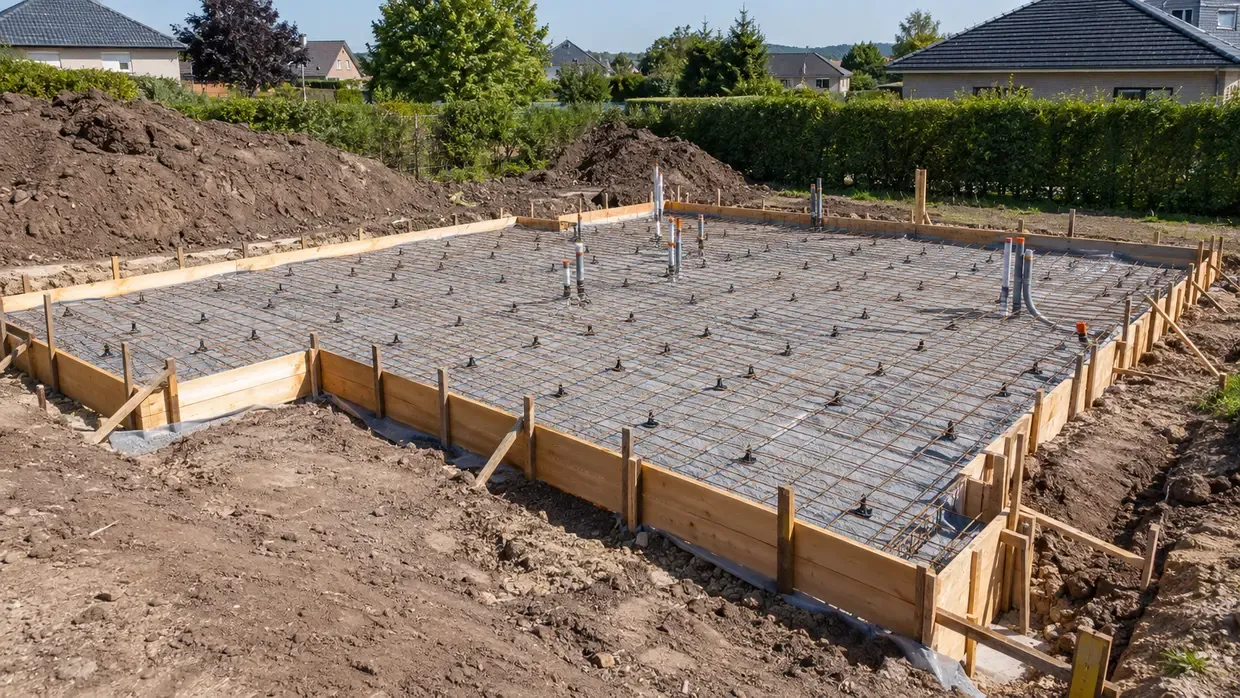 Płyta fundamentowa czy ławy - jaki fundament pod dom wybrać?